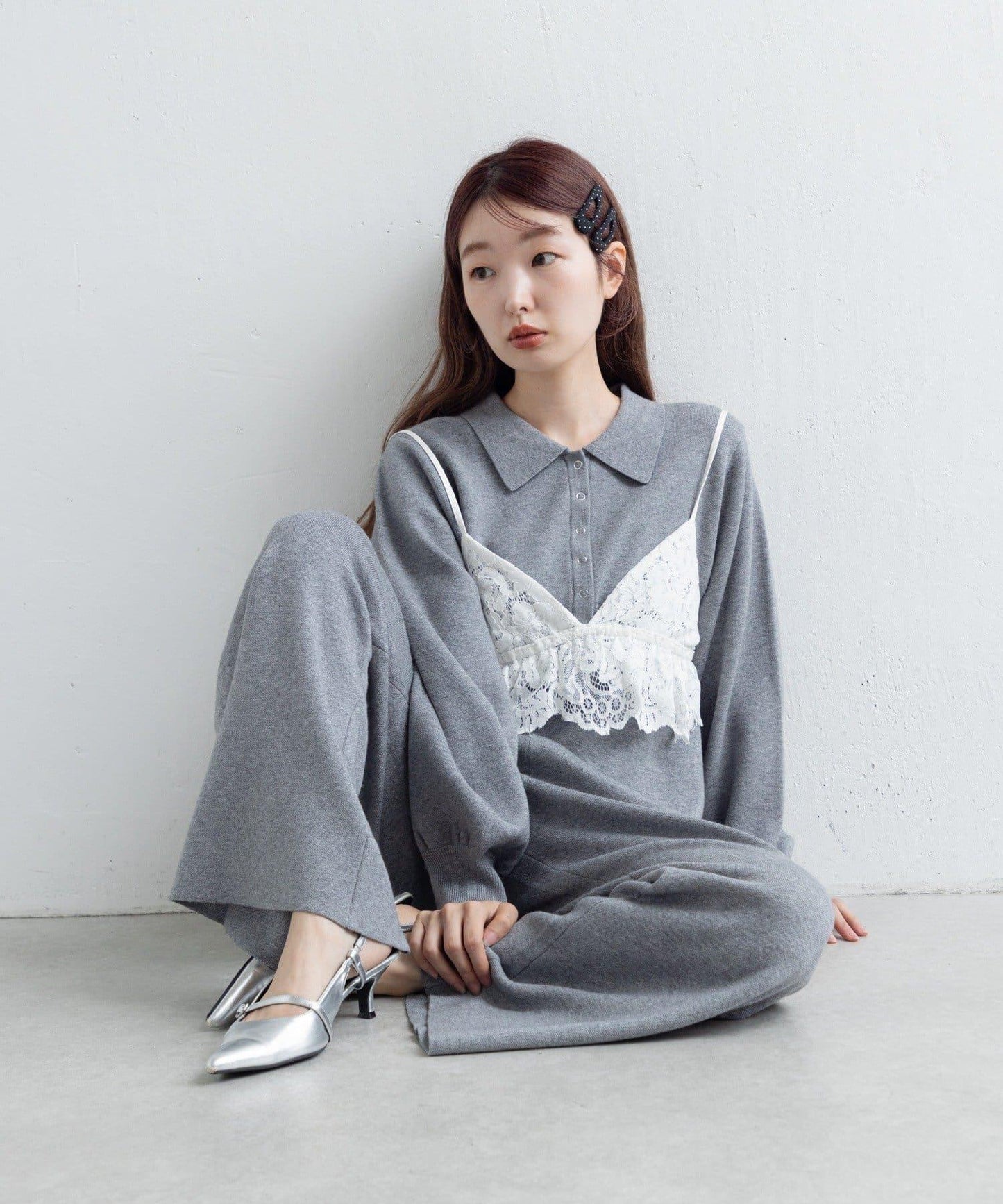 【Kastane】針織連體褲