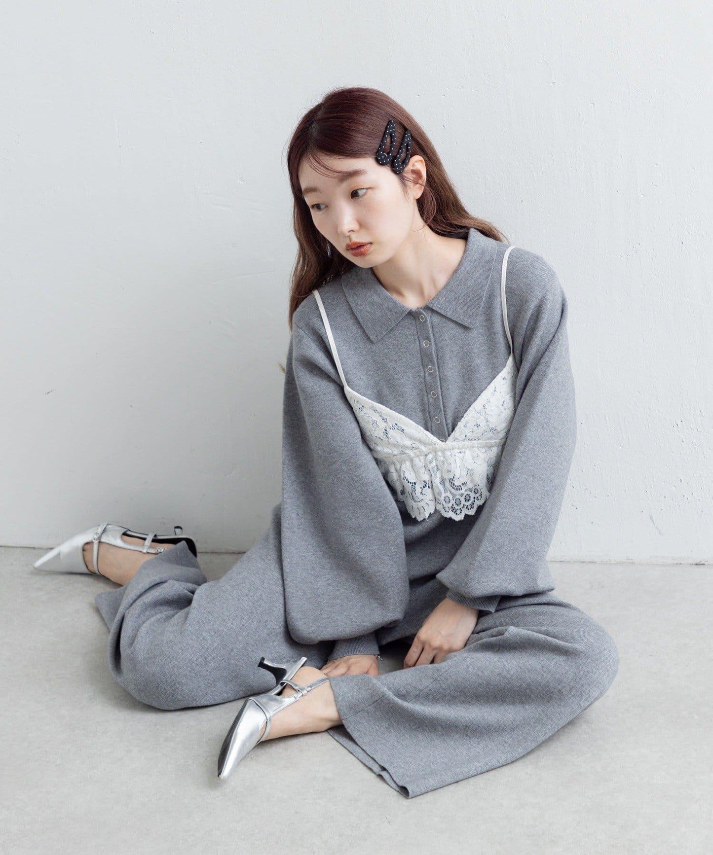 【Kastane】針織連體褲