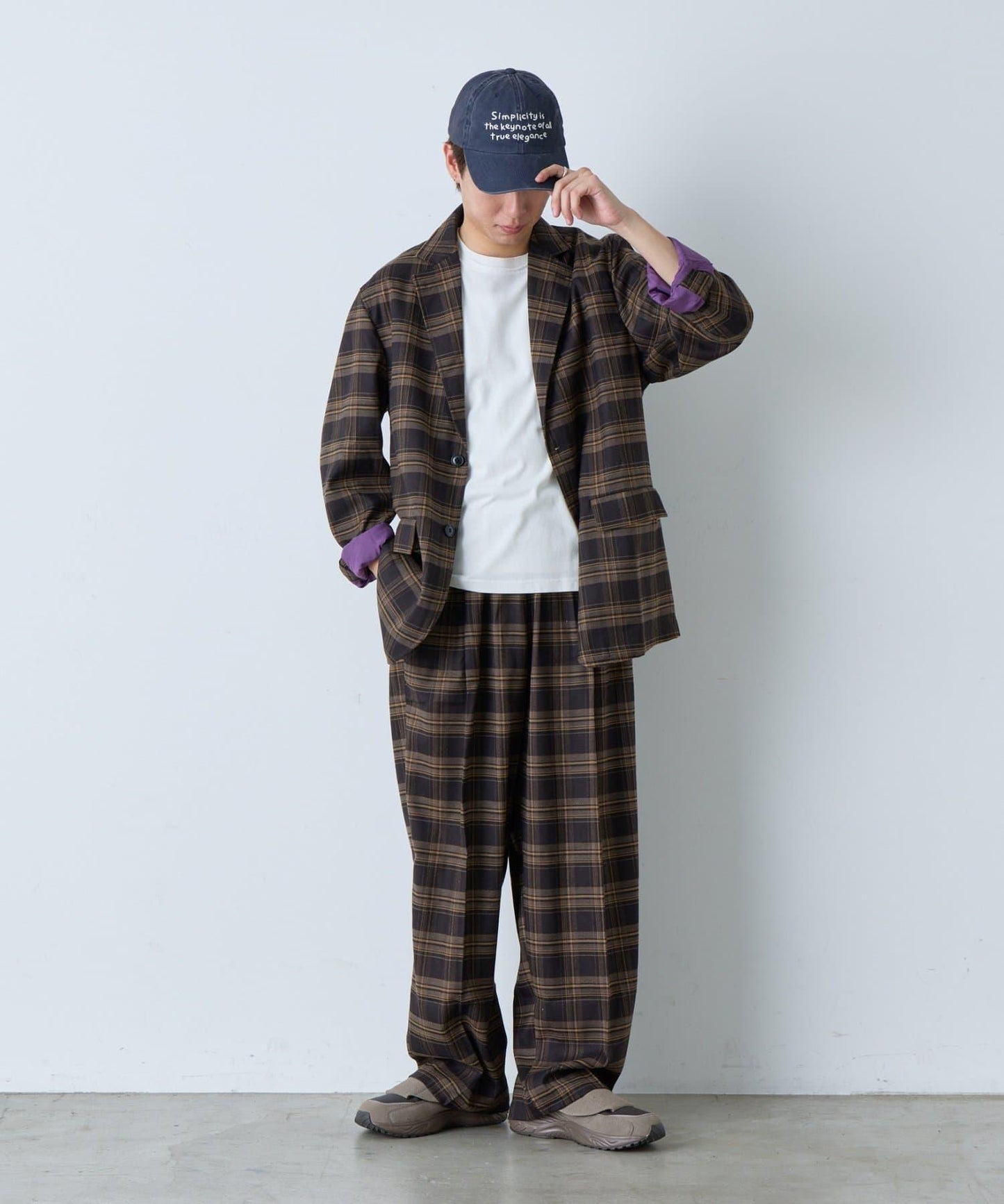 【WHIMSIC/2尺碼可選/可搭配套裝】寬鬆休閒西裝褲