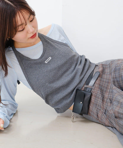 掛脖吊帶背心套裝