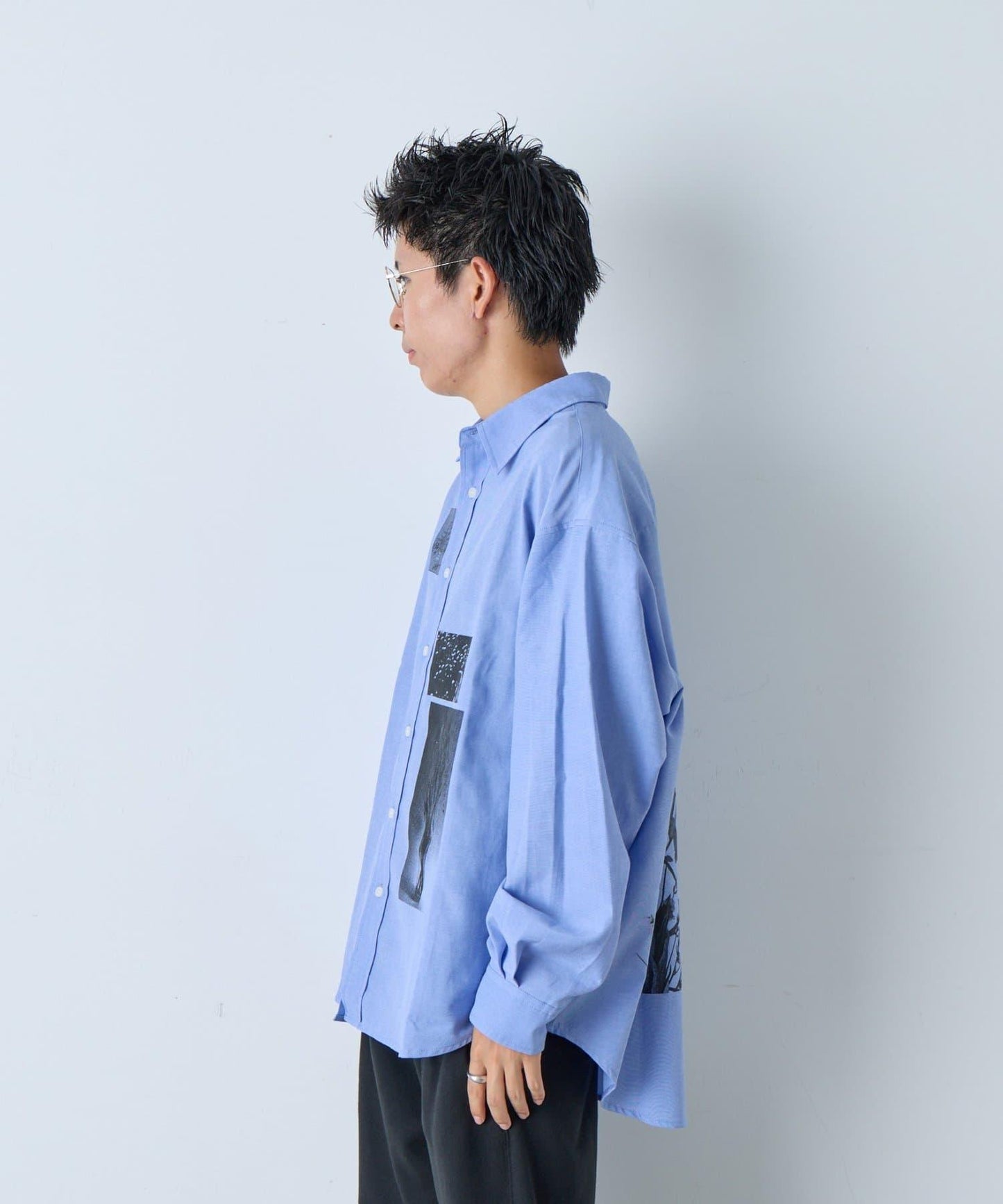 【WHIMSIC】融化午後圖案印花襯衫