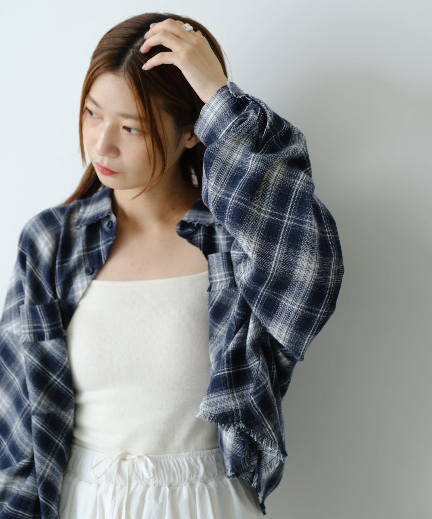 法蘭絨格子襯衫
