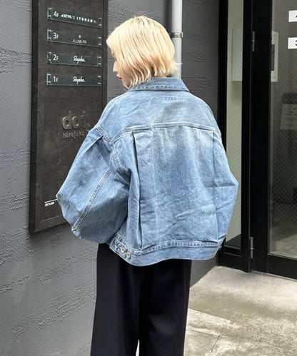泡泡袖牛仔夾克
