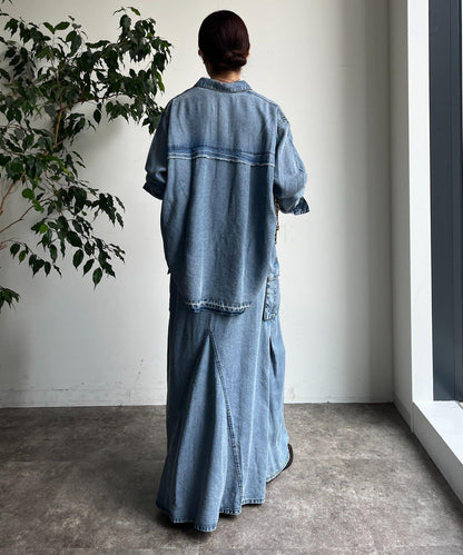 萊賽爾牛仔襯衫