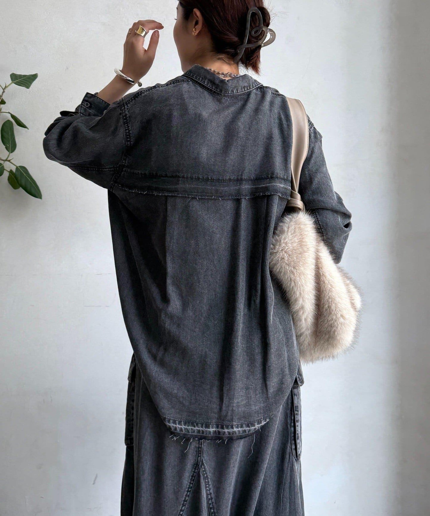 萊賽爾牛仔襯衫