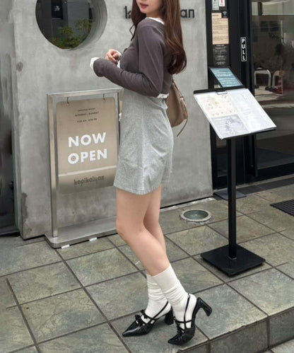 【超值套裝商品】【RMAF】短款開衫×吊帶連衣裙