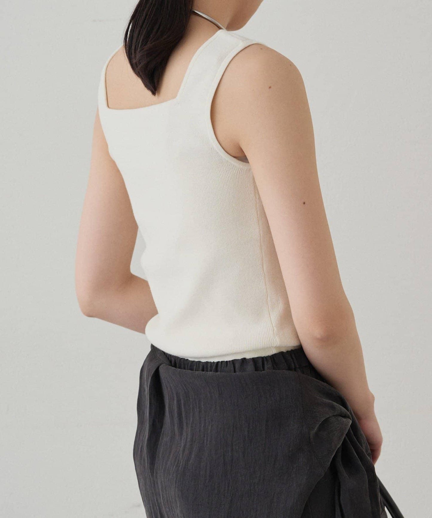 【Loungedress】方領針織背心