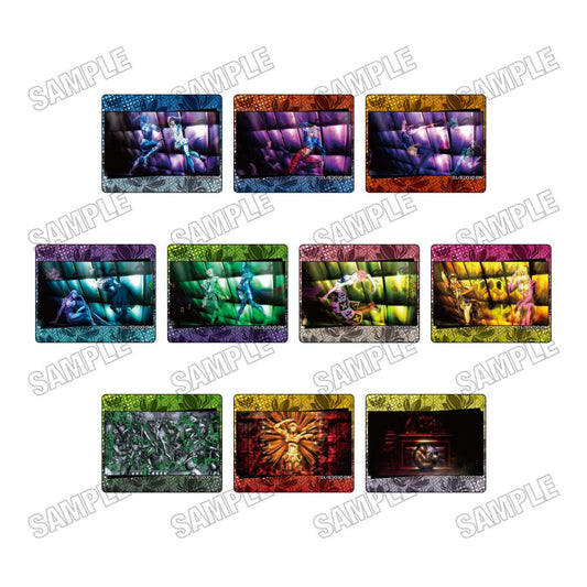 《JOJO的奇妙冒險》 黃金之風 場景插畫亞克力徽章收藏【ED ver.】【RE】 【全套BOX／10個裝】