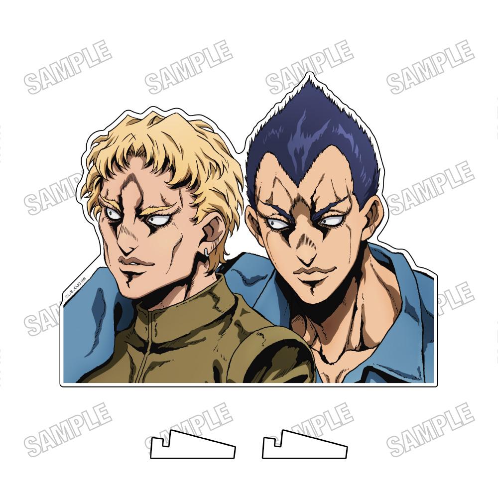 《JOJO的奇妙冒險》 黃金之風 胸像亞克力立牌【RE】⑮索爾貝+傑拉多