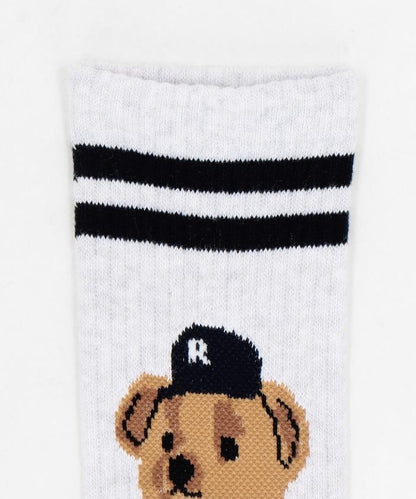 “TEAM BEAR”圖案襪