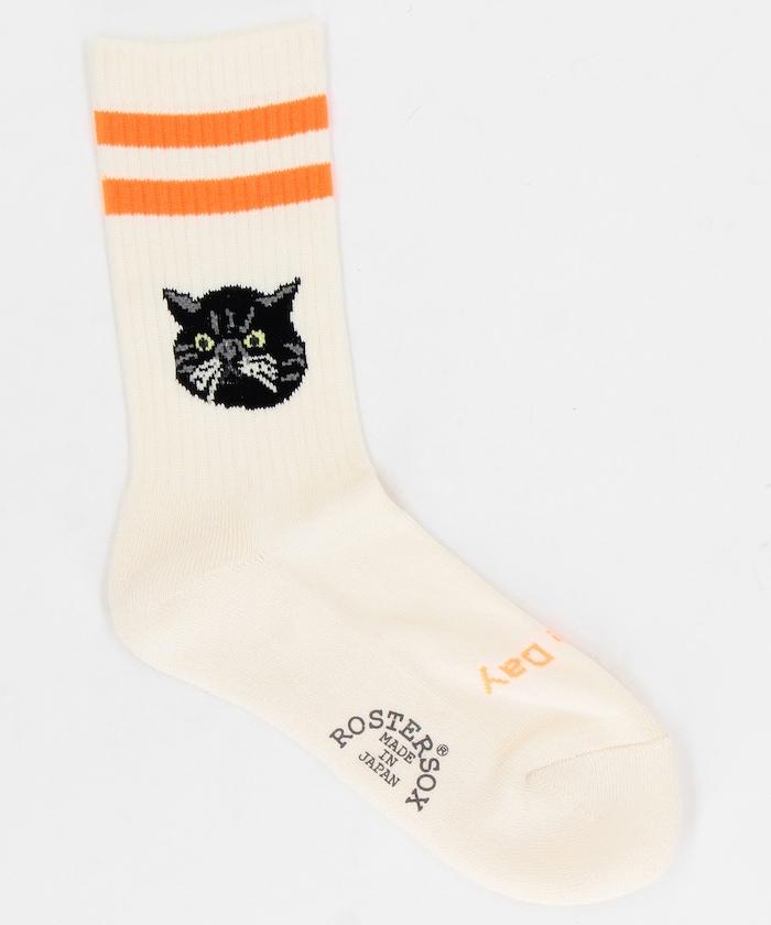 “CAT”貓咪圖案襪