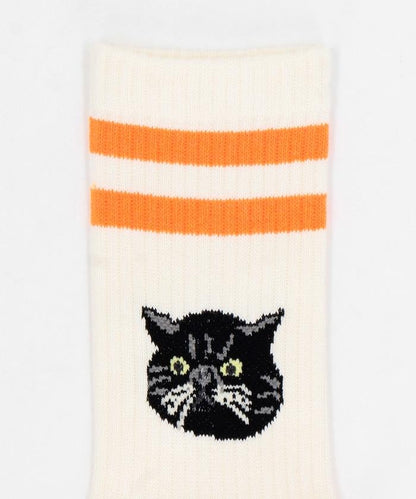 “CAT”貓咪圖案襪