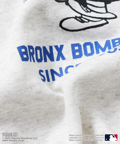 MLB×《PEANUTS》特別款寬鬆版型背部印花圓領衛衣/YANKEES