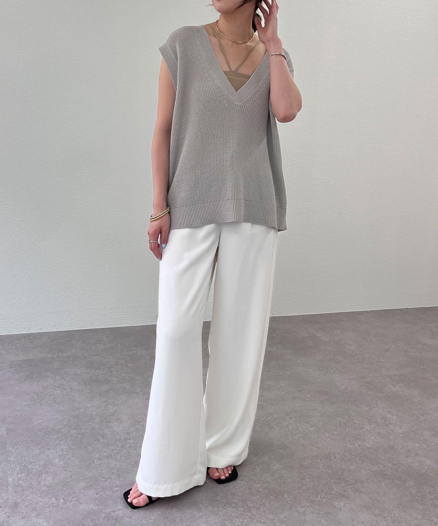 SHENERY 側邊條紋褲