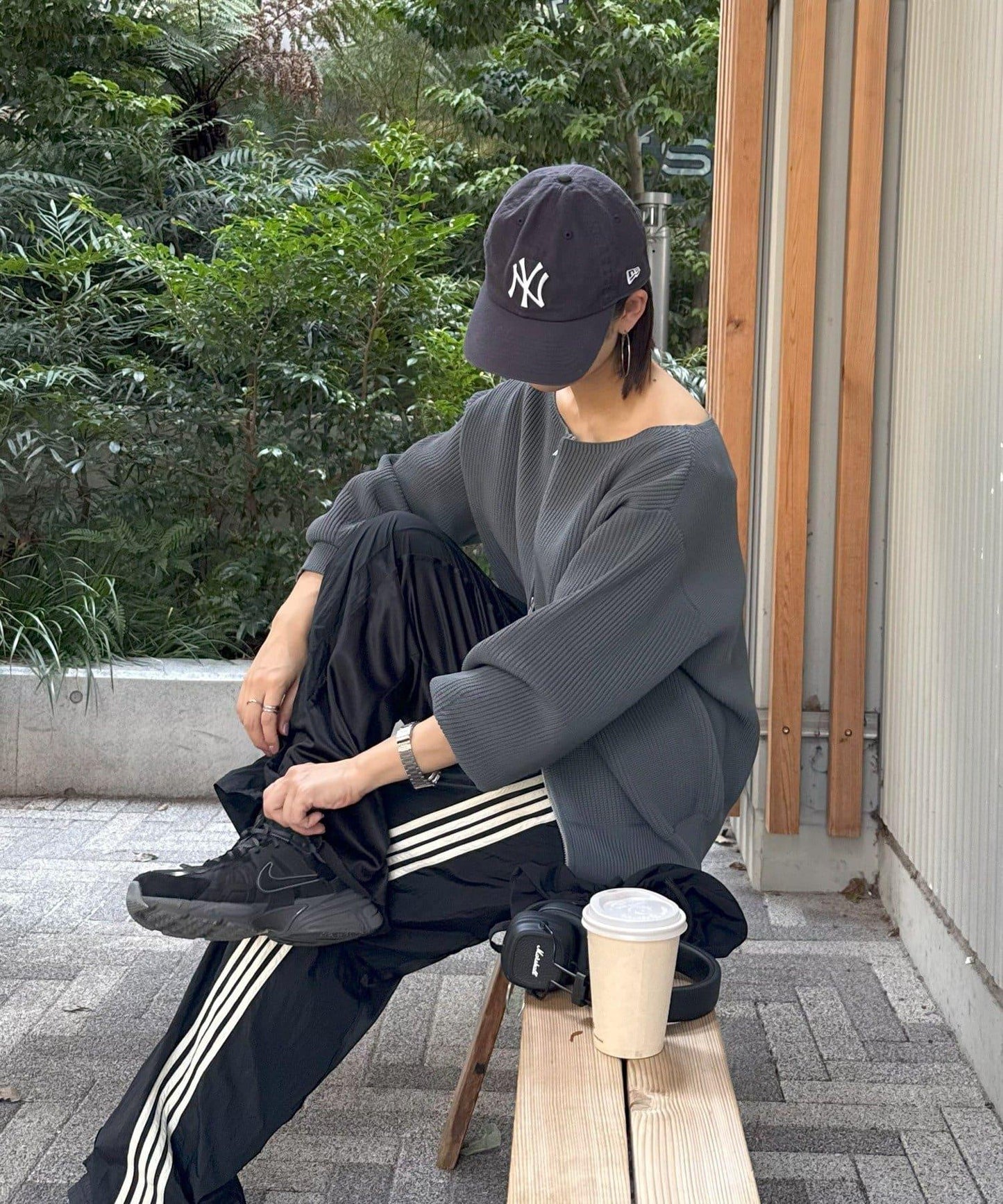 【パルクロ限定】（yumi企畫）多穿法雙拉鍊針織開衫