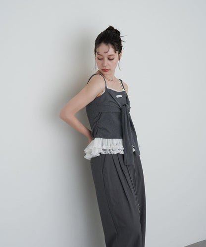 層疊設計吊帶背心