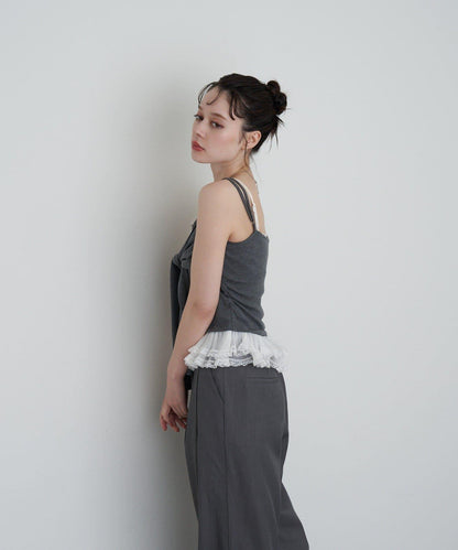 層疊設計吊帶背心