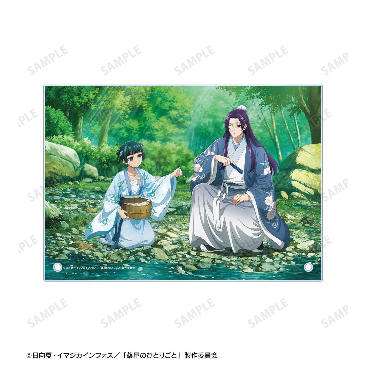 《藥屋少女的呢喃》_新繪 貓貓&壬氏 水上嬉戲ver. A5亞克力板