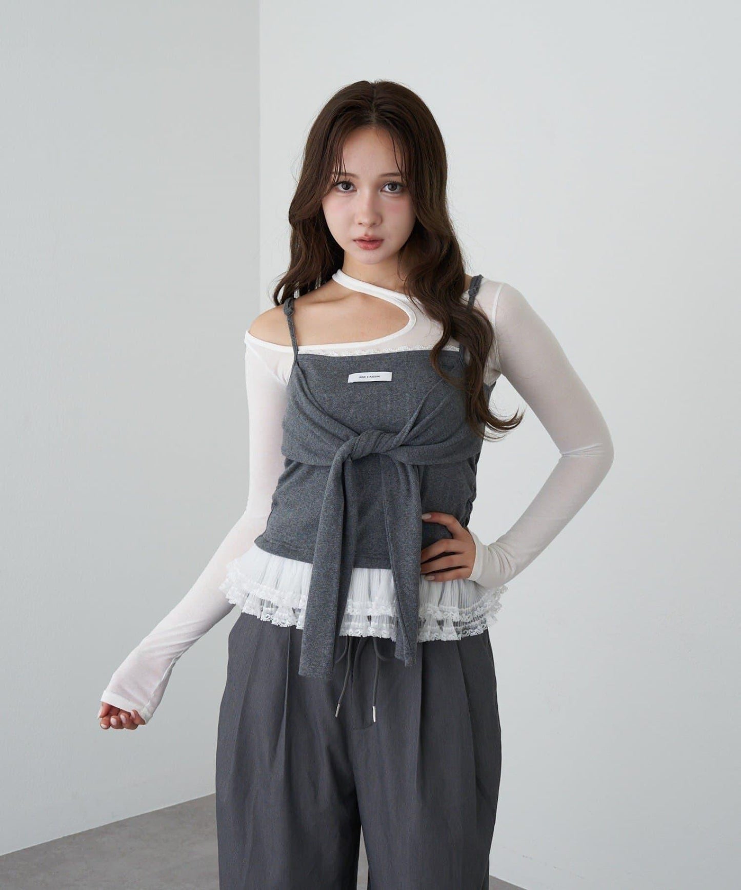 層疊設計吊帶背心