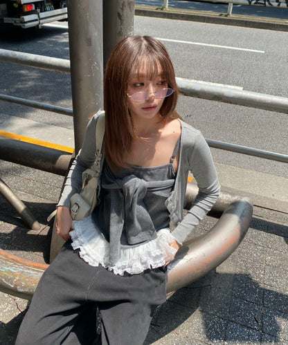 層疊設計吊帶背心