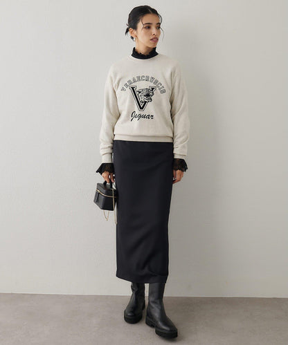 標誌植絨衛衣布