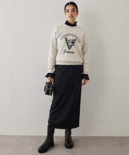 標誌植絨衛衣布