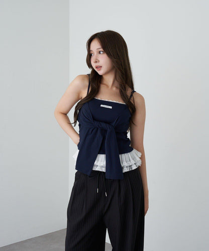 層疊設計吊帶背心