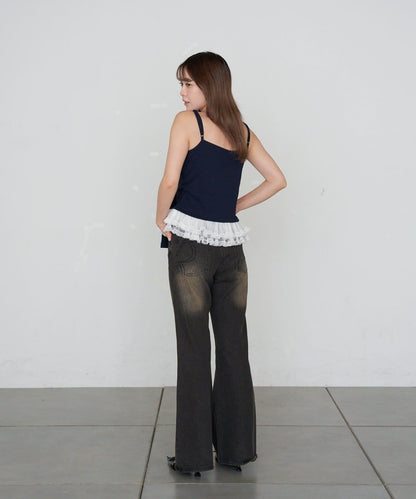 層疊設計吊帶背心