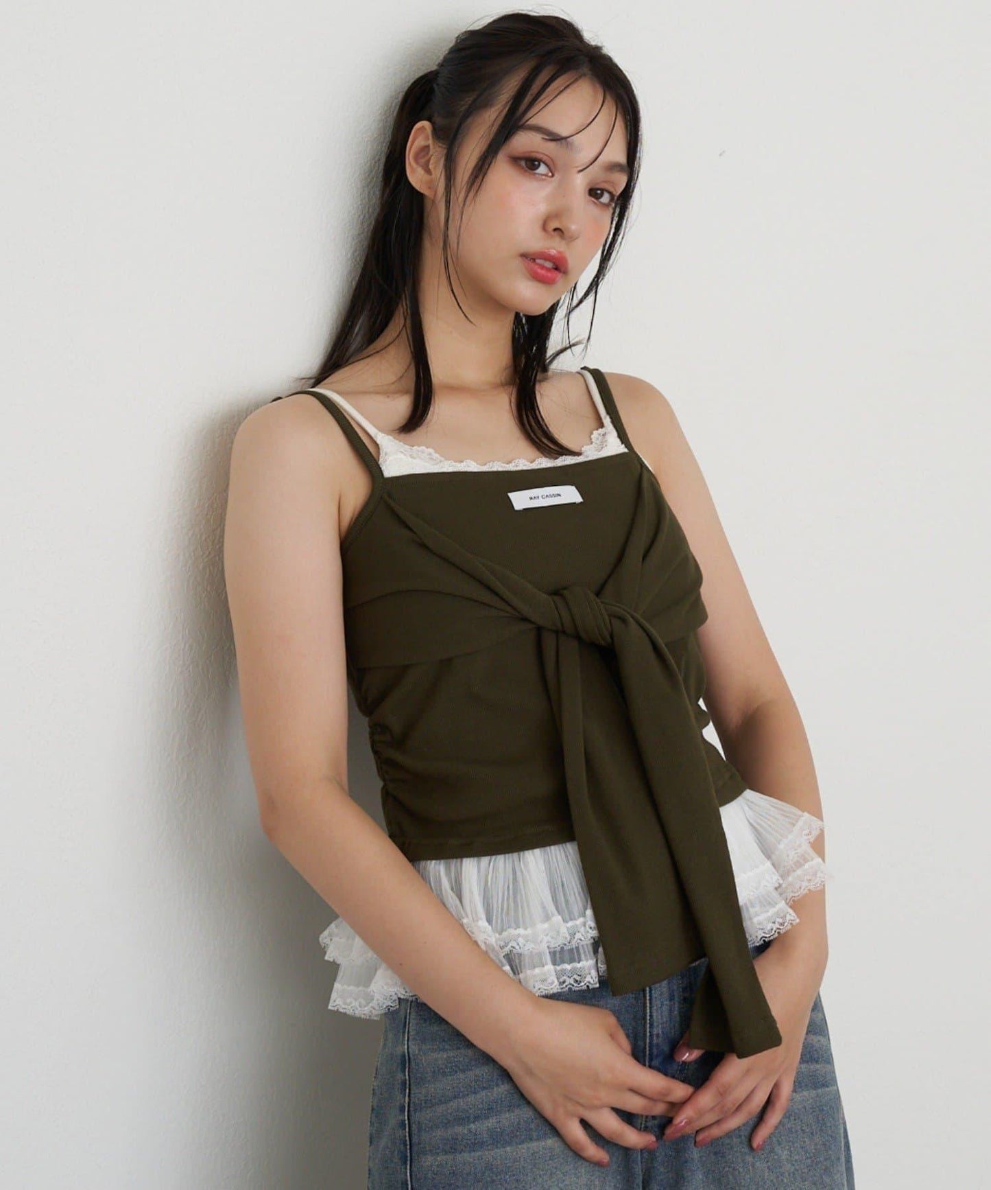 層疊設計吊帶背心