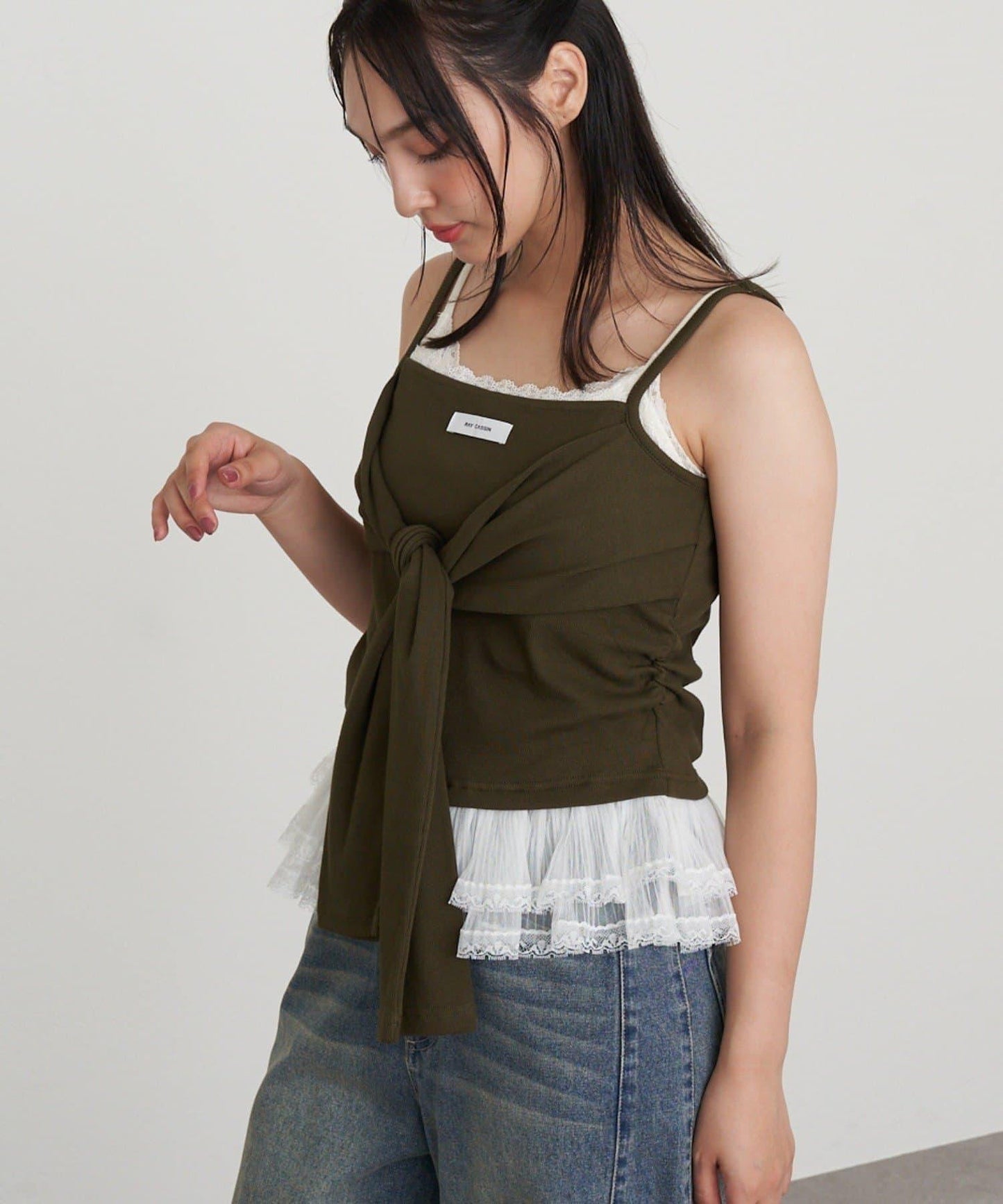 層疊設計吊帶背心