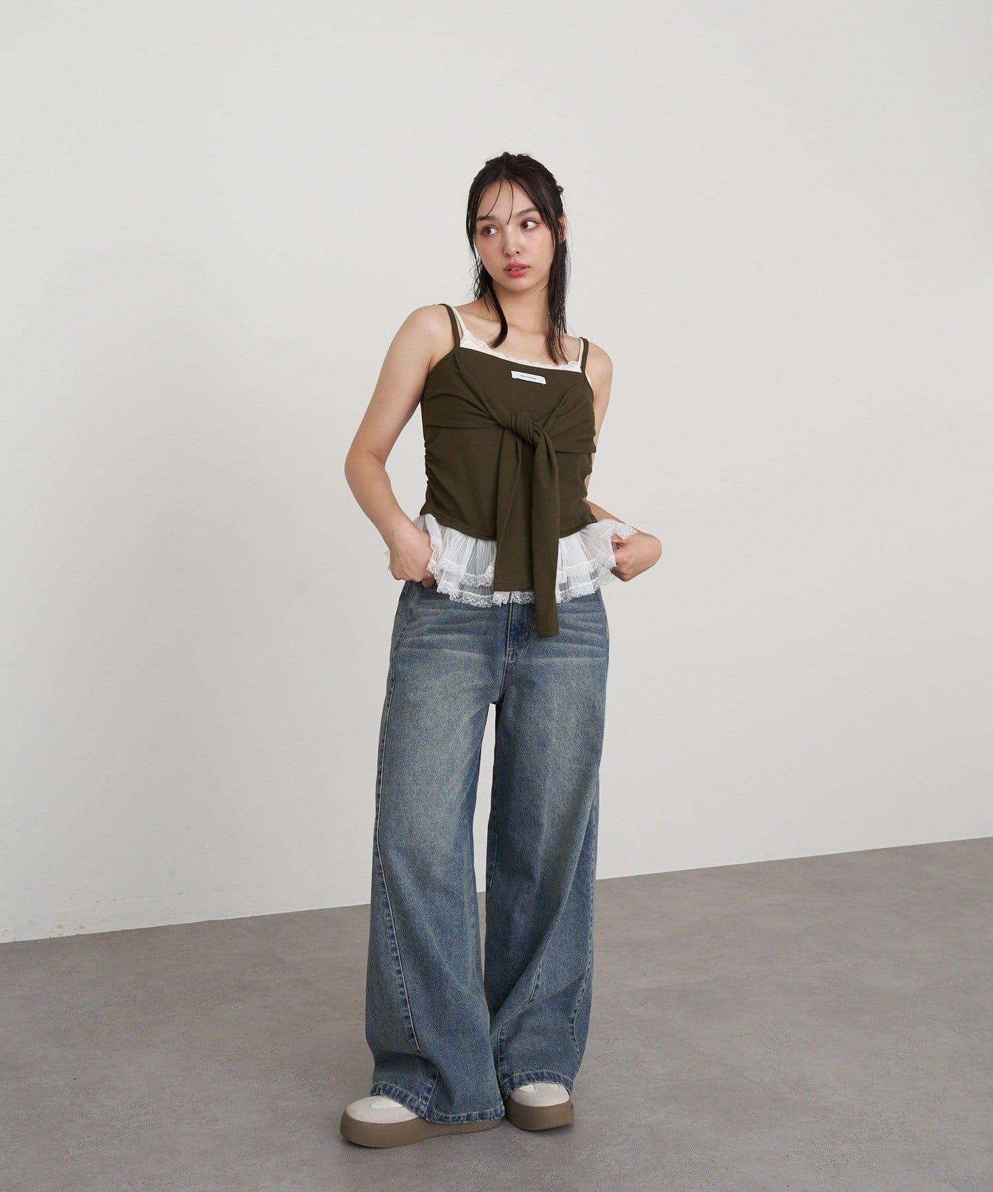 層疊設計吊帶背心