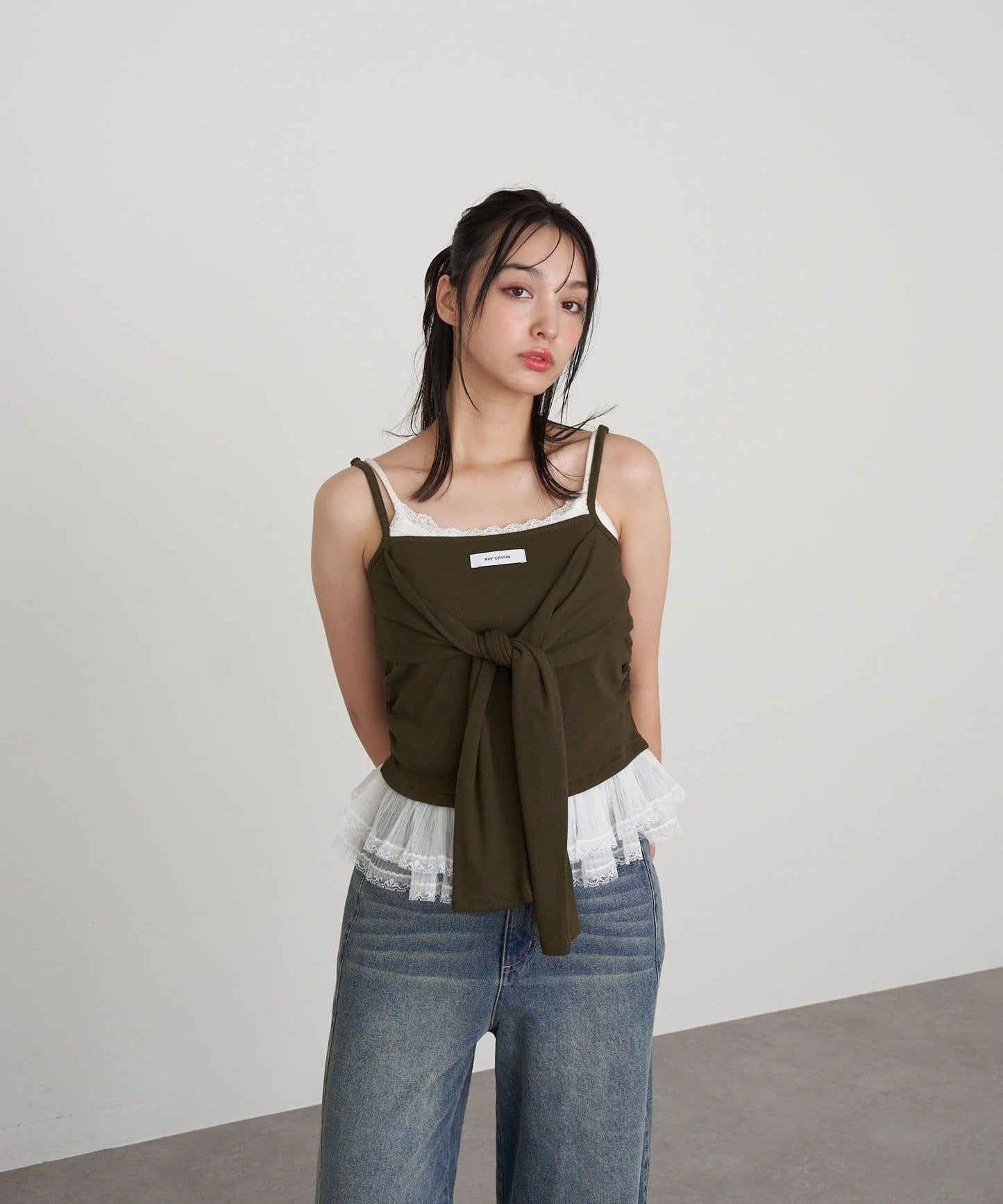 層疊設計吊帶背心