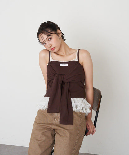 層疊設計吊帶背心