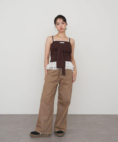 層疊設計吊帶背心