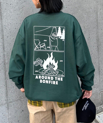 【ojisan】簡約刺繡衛衣圓領衫