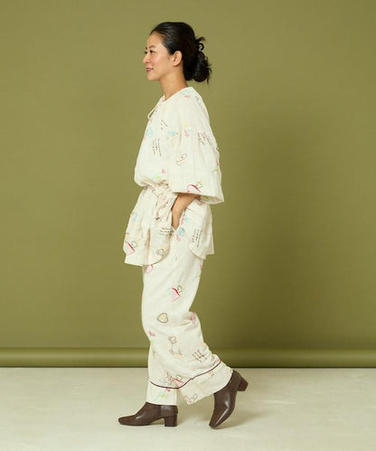 圖案刺繡連衣裙