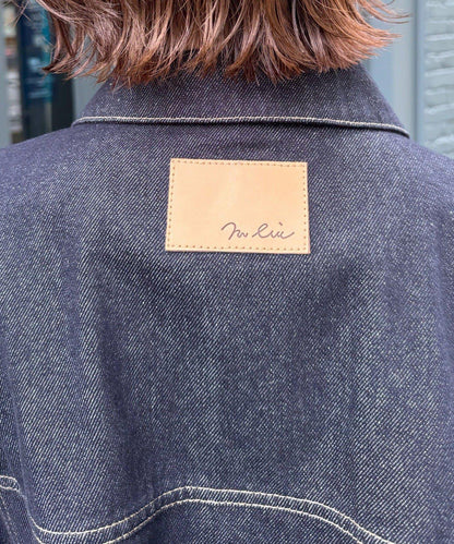 【mystic】[mline]標誌短款牛仔夾克