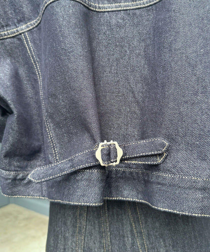 【mystic】[mline]標誌短款牛仔夾克