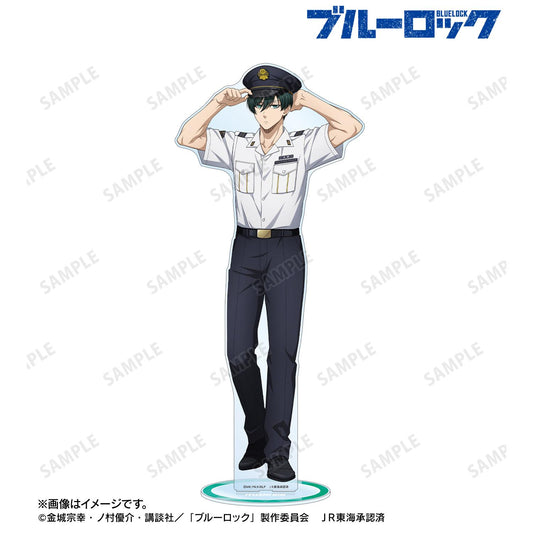 《藍色監獄》繪製 糸師凜 車站工作人員ver. 特大亞克力立牌