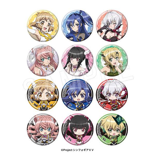 《戰姬絕唱Symphogear》XV_徽章收藏罐 天使與惡魔款【套裝/12個裝】