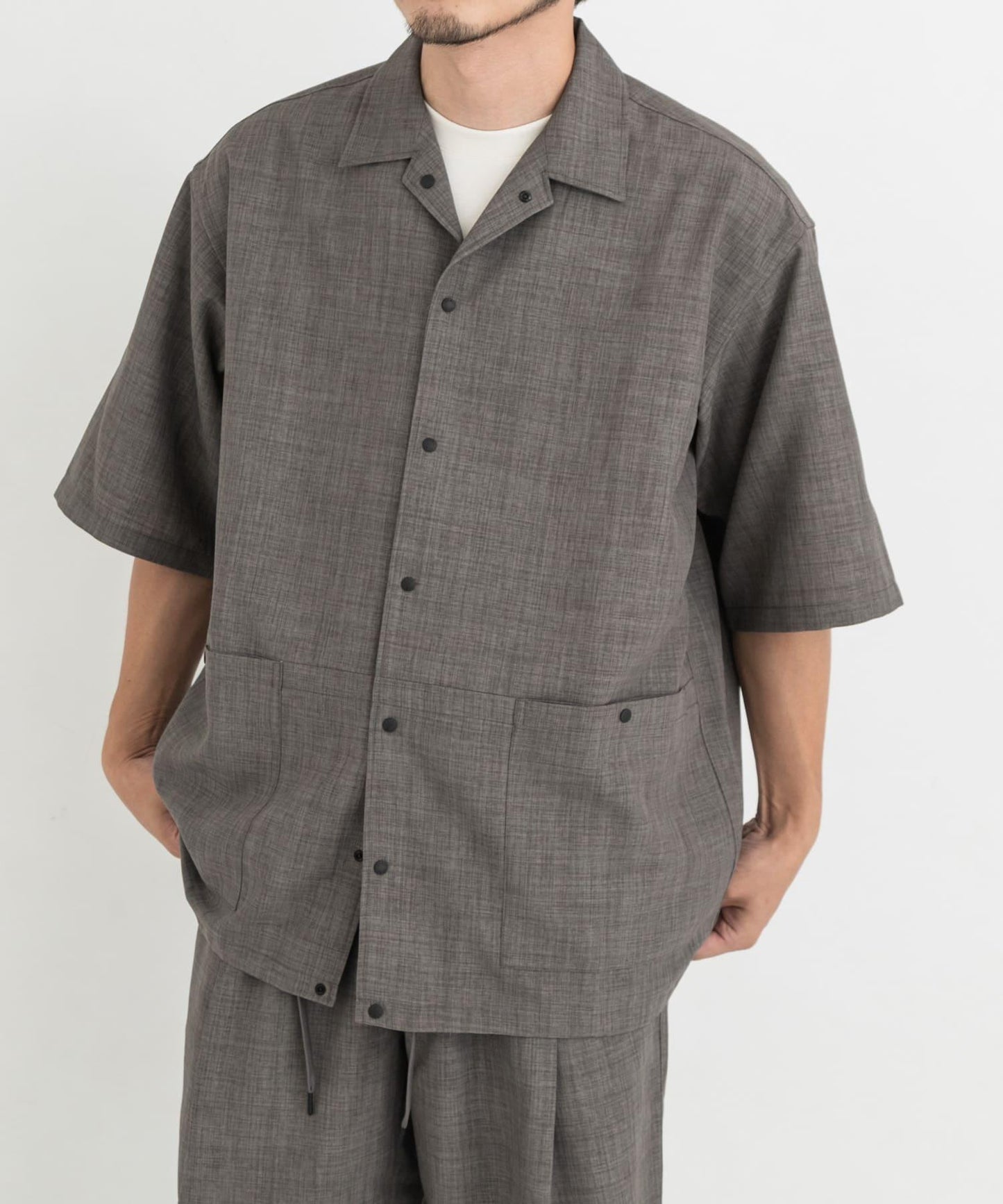 吸水速幹/防紫外線/UR TECH 高捻短袖襯衫