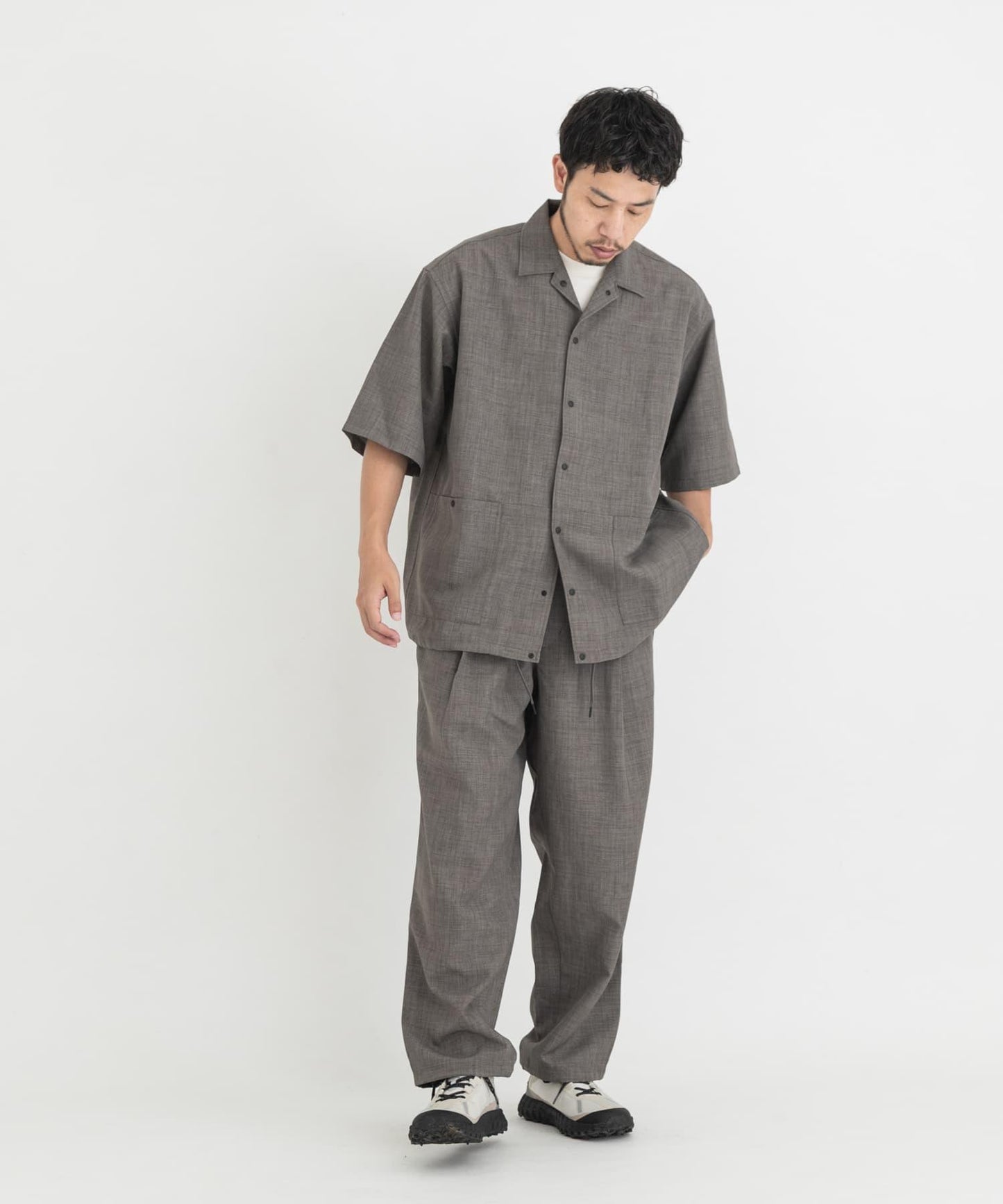 吸水速幹/防紫外線/UR TECH 高捻短袖襯衫