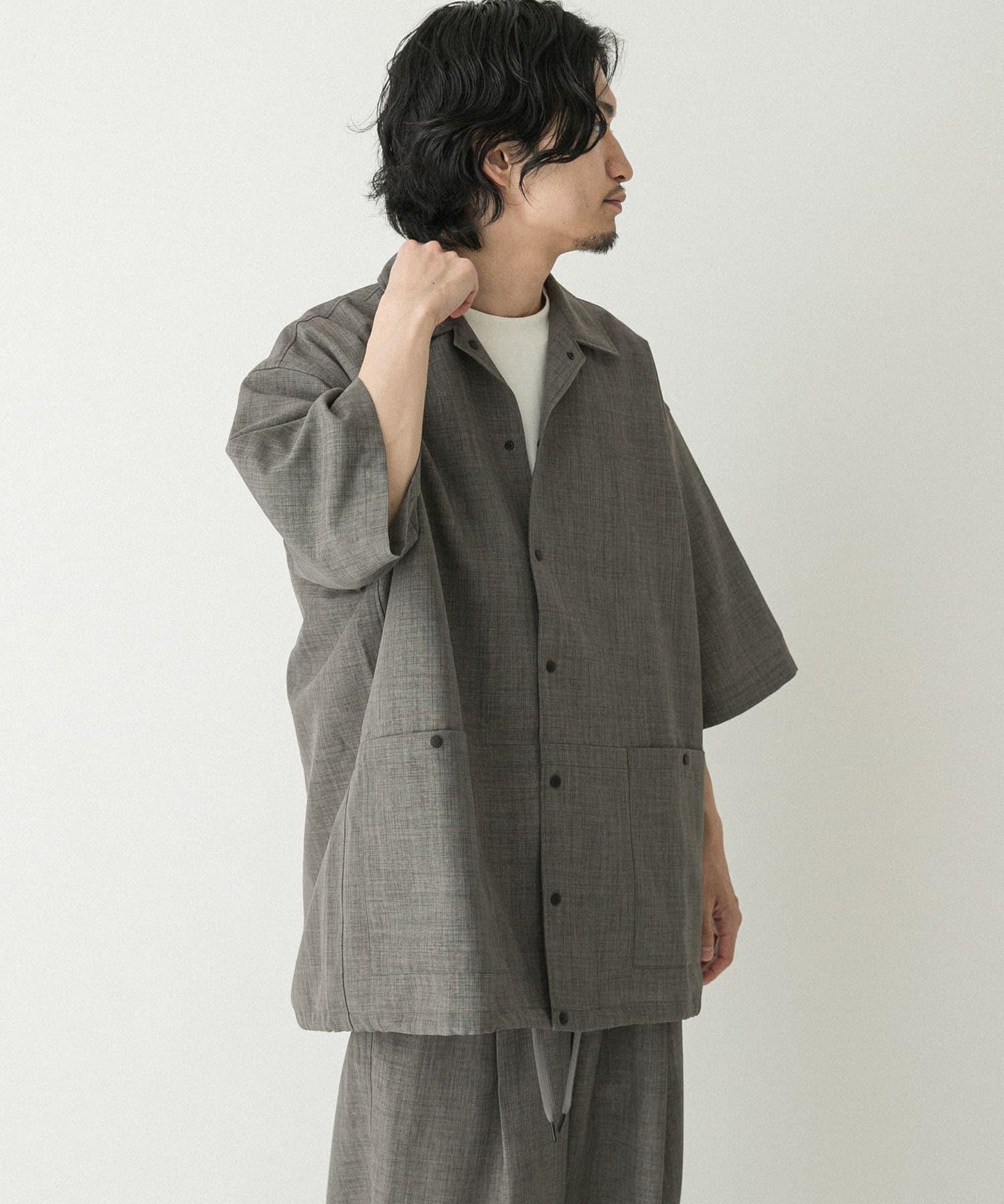 吸水速幹/防紫外線/UR TECH 高捻短袖襯衫