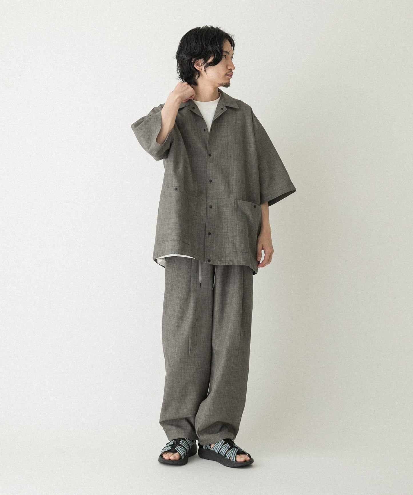 吸水速幹/防紫外線/UR TECH 高捻短袖襯衫