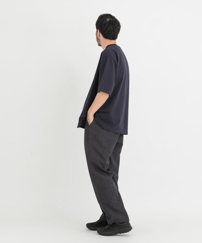 『UR TECH』寬鬆亨利領T恤