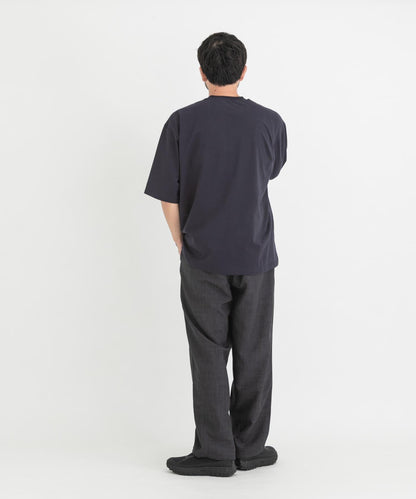 『UR TECH』寬鬆亨利領T恤