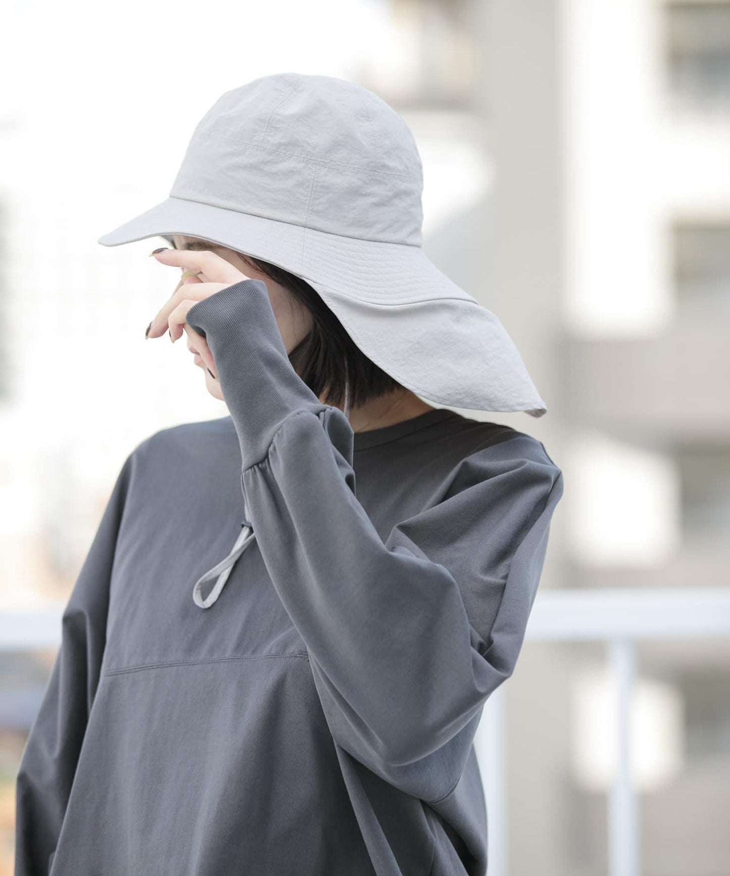 UR TECH 尼龍塔夫綢防曬帽