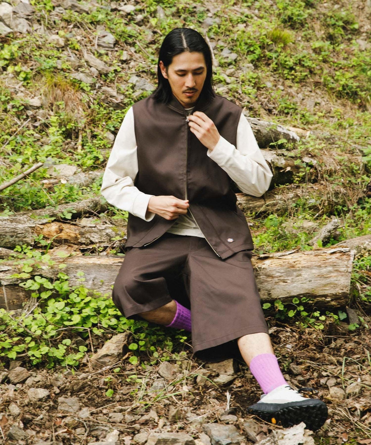 『聯名』Dickies×EKAL 寬鬆長款短褲