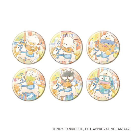 はぴだんぶい（57mm）鐳射徽章06/全套（共6款）（Graph Art插畫）【全套/6個裝】