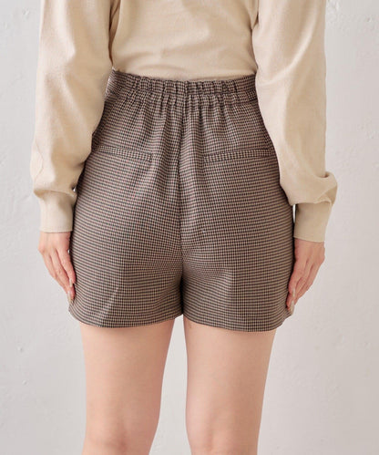 【Chico】帶吊飾褶皺短褲